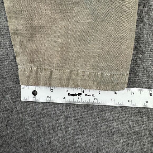 Dr. Collectors‎ Teddy Forever Pants Men’s XS Beige Button Fly Drawstring Fatigue - Picture 8 of 10